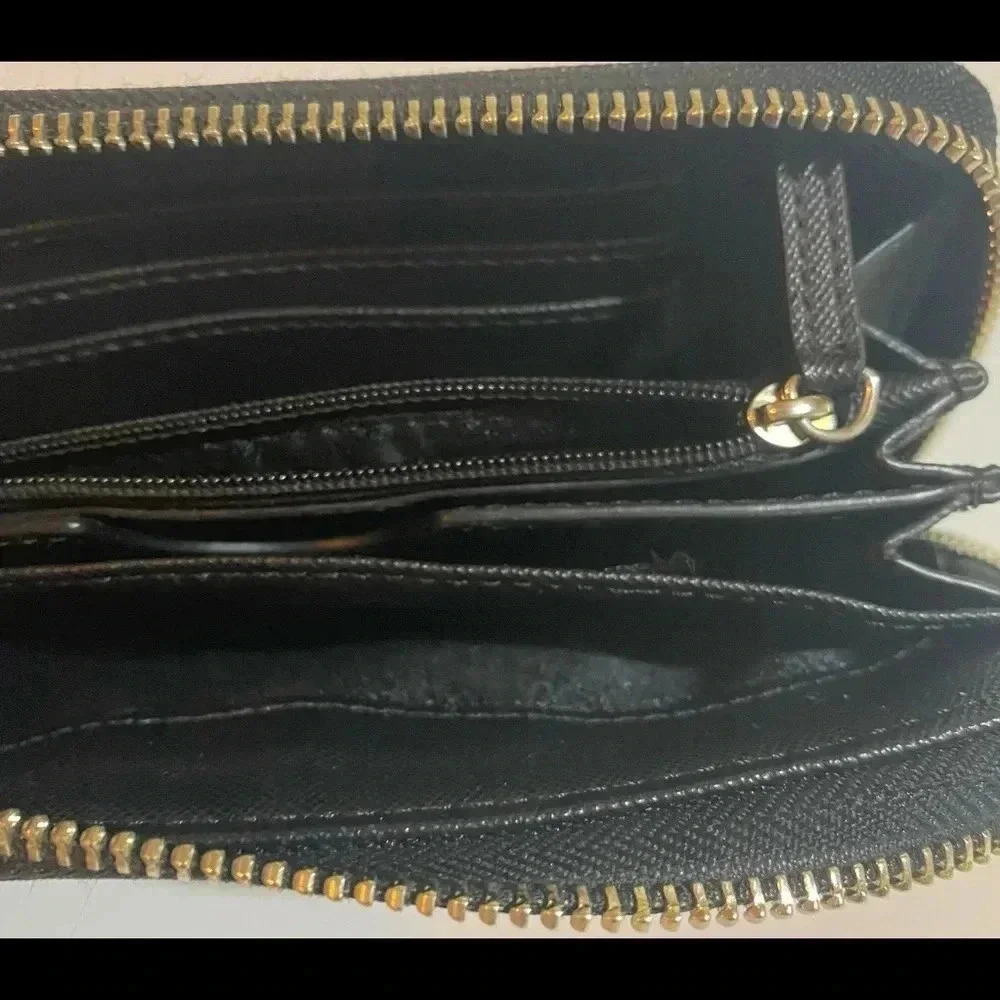 Michael Kors Mk Signature Print Canvas Wristlet - image 4